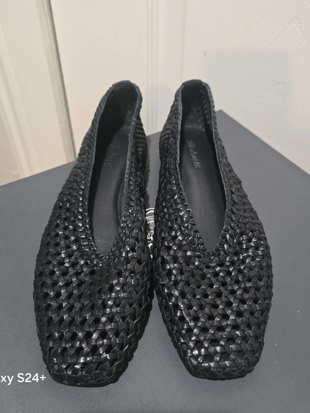 The Mylie Ballet Flat in Handwoven Leather